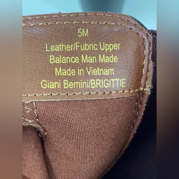 Giani Bernini Brigittie Suede Ankle Chelsea Boots Wine Shoes Size 5 - Picture 12 of 13